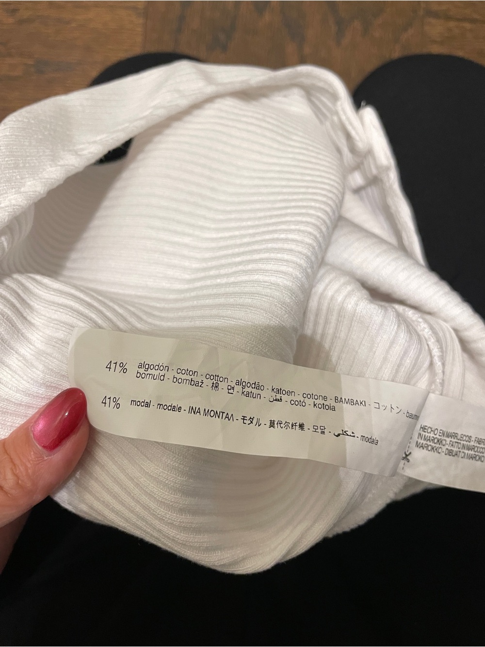 Zara Strapless Ribbed bodysuit - Small - Picture 6 of 8